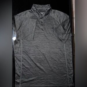 Ariat Men’s Black Short Sleeve Tek Heat Polo Shirt Sz. M